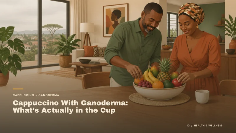 Cappuccino With Ganoderma: What's Actually in the Cup