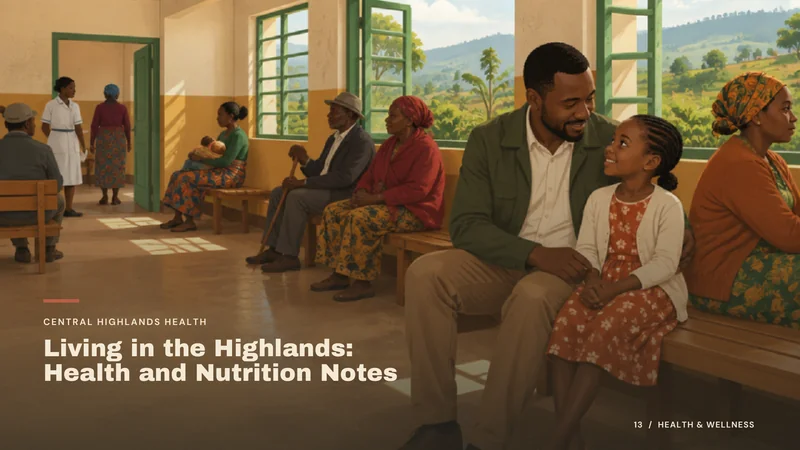 Living in the Highlands: Health and Nutrition Notes