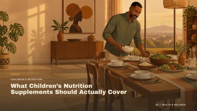 What Children's Nutrition Supplements Should Actually Cover